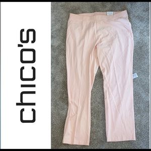 NWT Chico’s Zenergy Size 3 Pixie Pink Cozy Pants